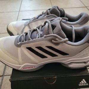 Mens 11 Adidas Barricade Club Tennis Court Shoes New rare Sneakers